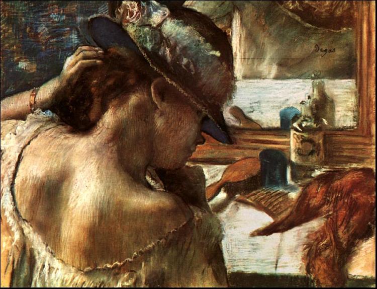 Edgar Degas Before the Mirror Germany oil painting art